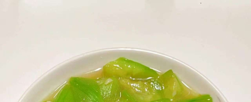 丝瓜烧藻虾